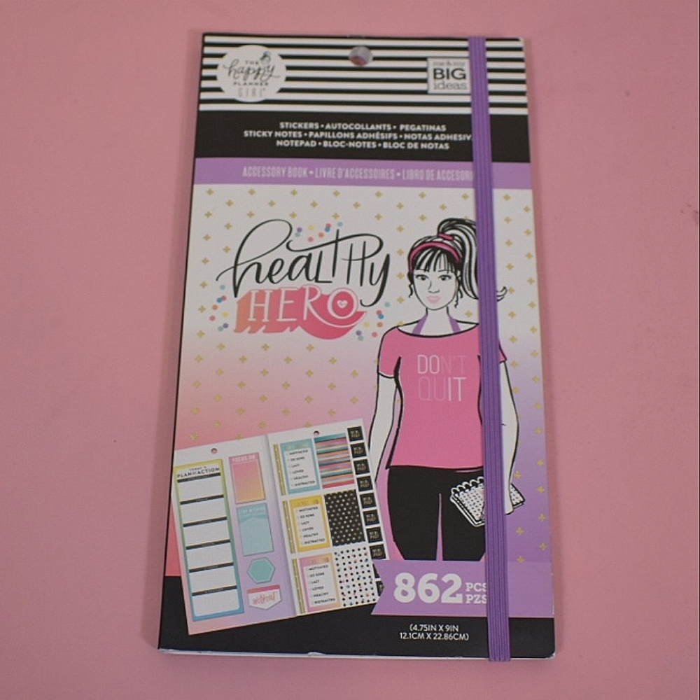Happy Planner 862 Fitness/Health Stickers For Planner/Scrapbook | NWOT |